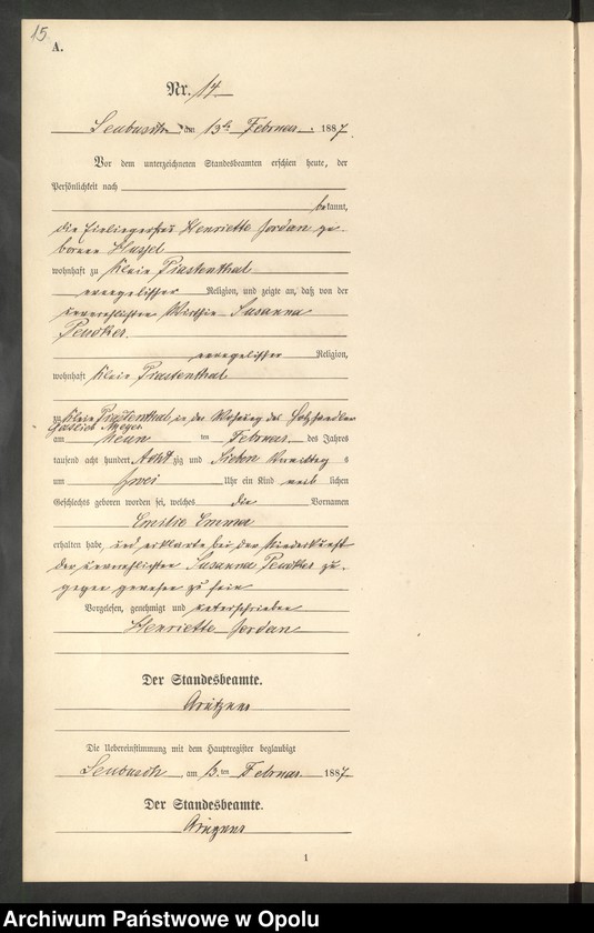 image.from.unit.number "Geburts-Neben-Register Standes-Amt Leubusch 1887"
