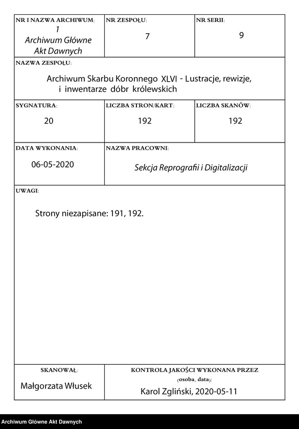 image.from.unit.number "Lustracja starostwa łuckiego, starostwo radomyslskie, lustracja wsi Kolczyn należącej do klucznokostwa łuckiego, jurament lustratora , lustracja wsi Smidyń, Swiniuchy, Korytnicy, Wojnina, jurament lustratora, list Jana Wieleckiego parocha korytnickiego, lustracja wsi Osiekrow, lustracja starostwa włodzimierskiego, jurament lustratora, supliki, lustracja starostwa kowelskiego, supliki, lustracja starostwa krzemienieckiego, sumariusz intraty z pow. Krzemienieckiego, jurament."
