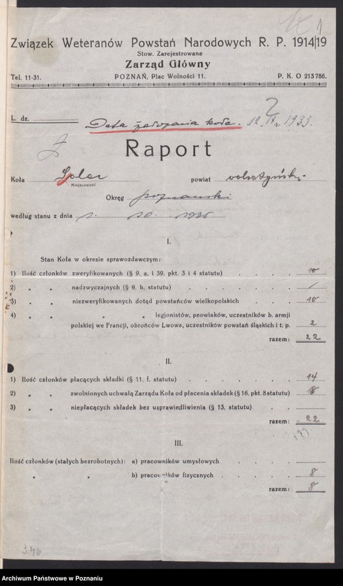 Obraz 4 z jednostki "Solec, powiat Wolsztyn - akta koła."