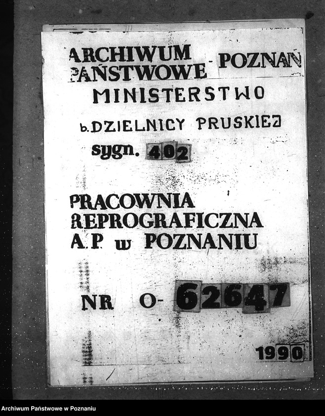 Obraz 1 z jednostki "Sprawy osobowe Państw. Naukowy Instytut Rolniczy w Bydgoszczy [personalne ogólne]"