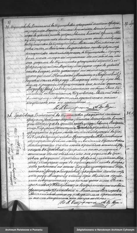 Obraz 20 z jednostki "Księga urodzeń, małżeństw, zgonów"