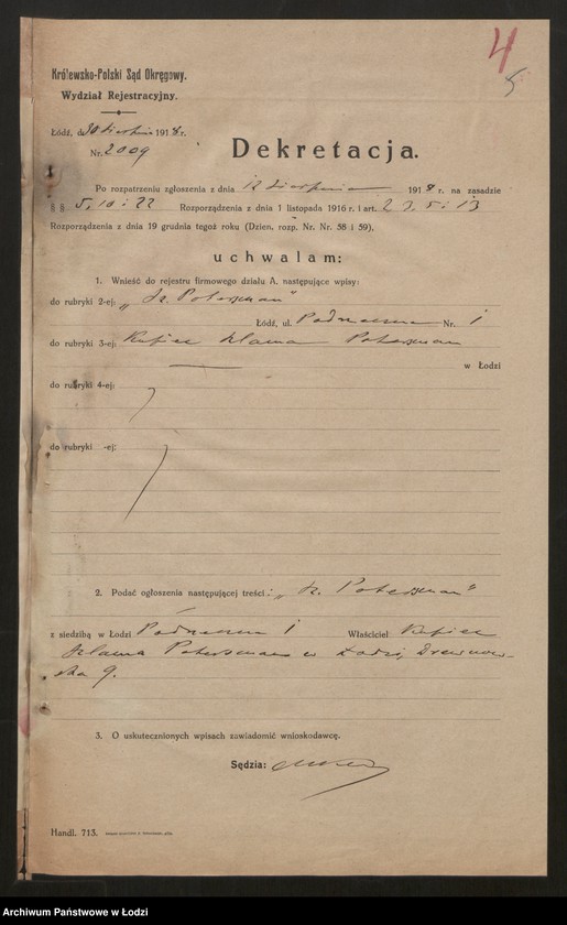 Obraz 7 z jednostki "Szlama Potersman- skład starej garderoby"