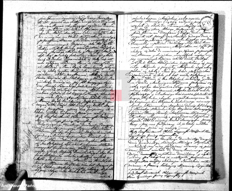 Obraz 8 z jednostki "Księga Aktów Małżeństwa Gminy Leypuńskiej od 1-o Stycznia z Roku 1822"