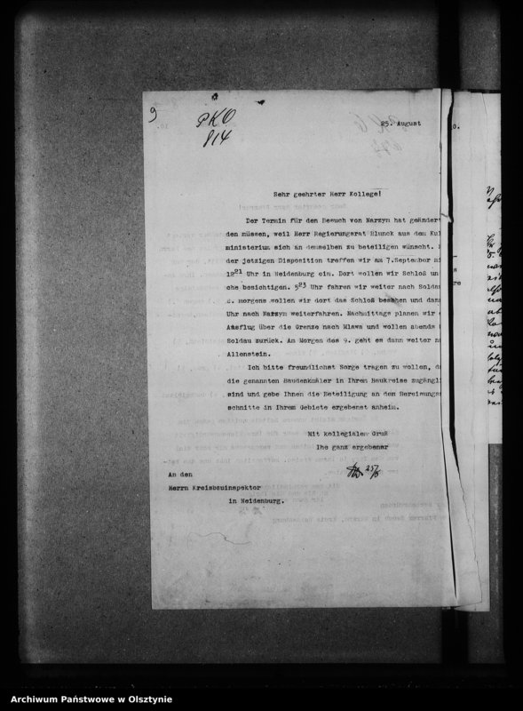 image.from.unit.number "Narzym / Wildenau / , evangelische Kirche"