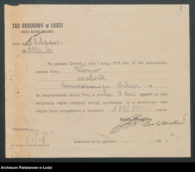 Obraz 3 z jednostki "Karol Werner- wiatrak"