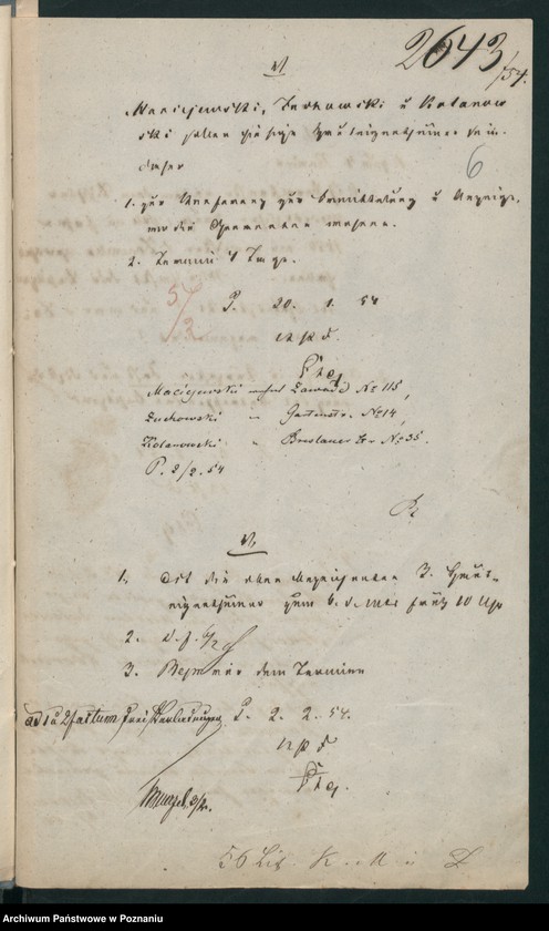 Obraz 11 z jednostki "A. betr. den polnischen Emigranten Erasmus von Zaremba"