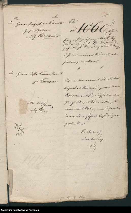 Obraz 9 z jednostki "A. betr. den polnischen Flüchtling Eduard, Vinzent von Trzciński"