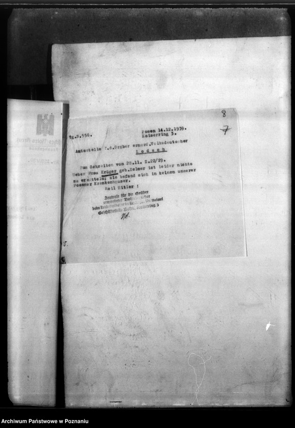 Obraz 11 z jednostki "Irma Krüger, geb. Zelmer, aus Litzmannstadt (Łódź)"