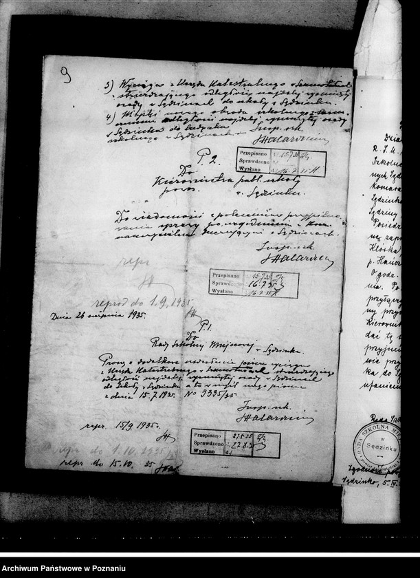 Obraz 12 z jednostki "Szkoła Powszechna- Sędzin, powiat Szamotuły"