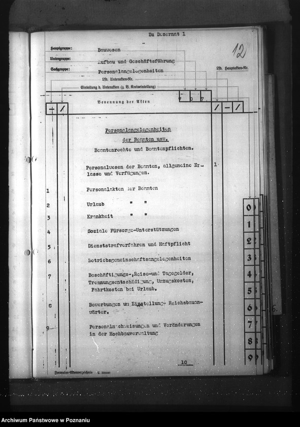 Obraz 16 z jednostki "Registratur- Hochbau"