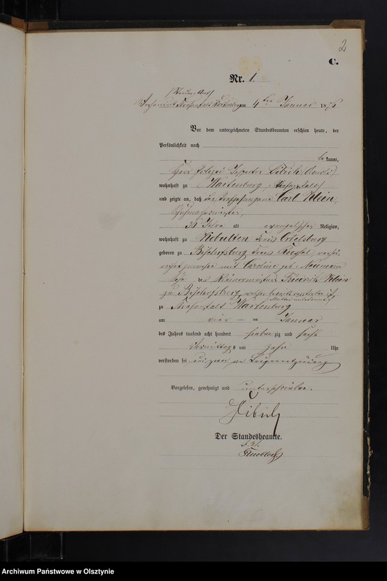 image.from.unit.number "Sterbe-Haupt-Register Nr 1 - 15"