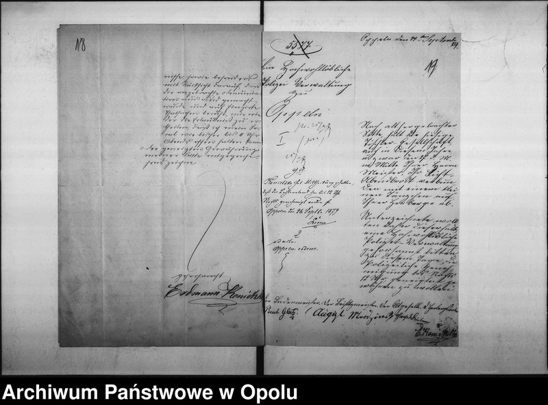 Obraz 18 z jednostki "Acta des Magistrats zu Oppeln betreffend die Schankanlage in dem Ringhause No 13"