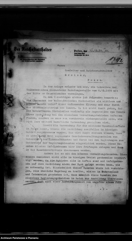 Obraz 11 z jednostki "Beamtenangelegenheiten und Abordnungen. Stadtplanung"