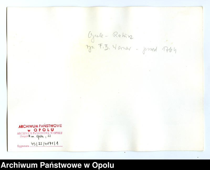 Obraz 5 z jednostki "[Fotografie rycin z publikacji Friedricha Bernharda Wernhera (Wernera)]"