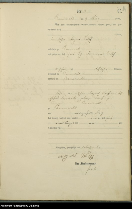 image.from.unit.number "Sterbe-Haupt-Register Nr 1 - 51"