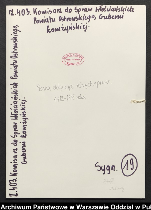 image.from.unit.number "Pisma dotyczące różnych spraw"