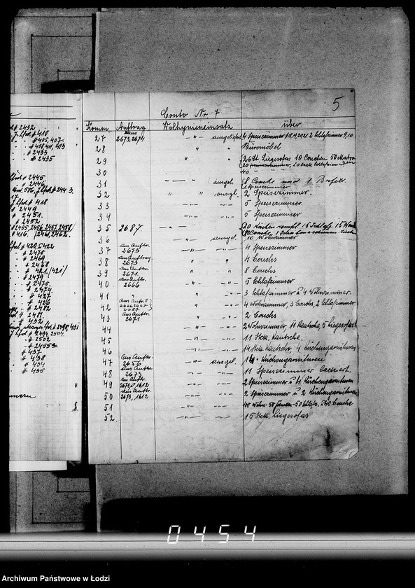 Obraz 9 z jednostki "Konto nr 7.Reichsführer der SS. [Rejestr konta nr 7. Komm nr-y 32-175]"