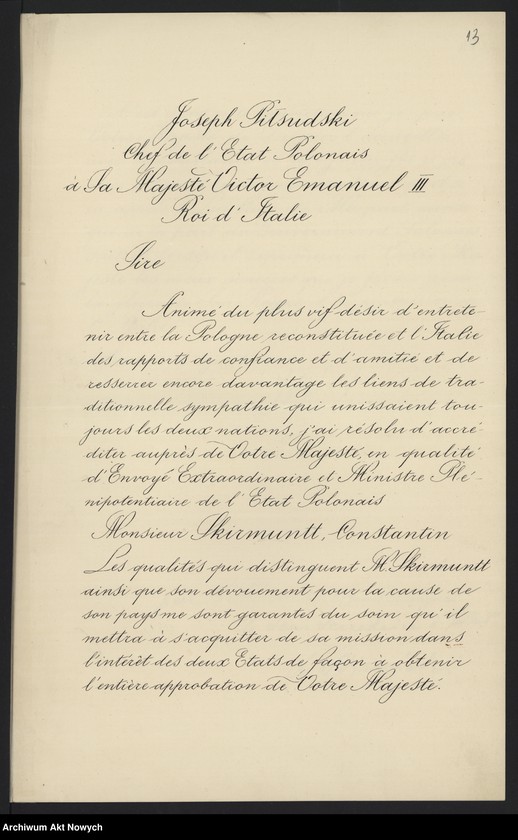 image.from.unit.number "Lettres de créance posłów RP"