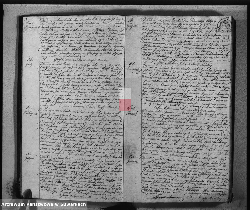 Obraz 9 z jednostki "Duplikat urodzonych, zaślubionych i umarłych w parafij puńskiej na rok 1839"