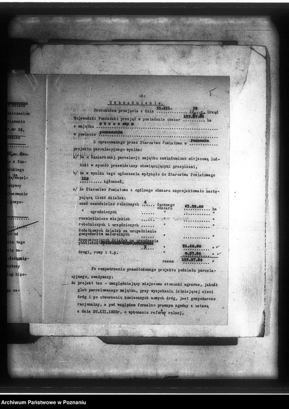 Obraz 9 z jednostki "Przymusowy wykup majątku Strzeszyn powiatu poznańskiego na cele parcelacyjne"