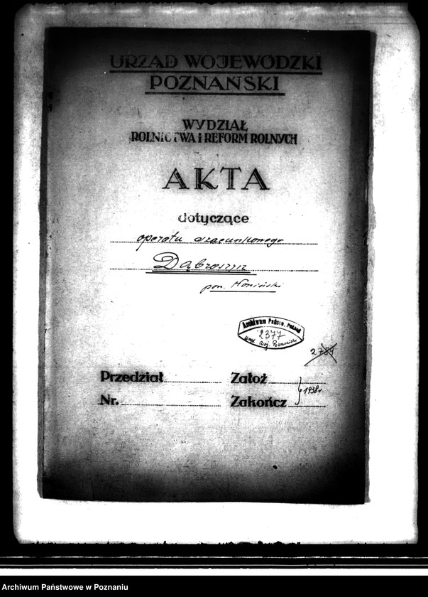 image.from.unit.number "Operat szacunkowy majątku Dąbroszyn powiatu konińskiego"