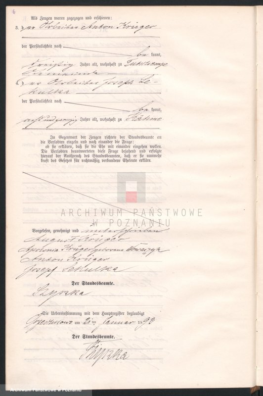 Obraz 9 z jednostki "Księga małżeństw"