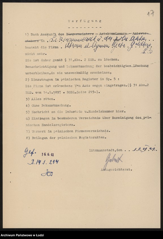 Obraz 19 z jednostki "Abram i Szymon bracia Grinbaum- eksploatacja młyna"