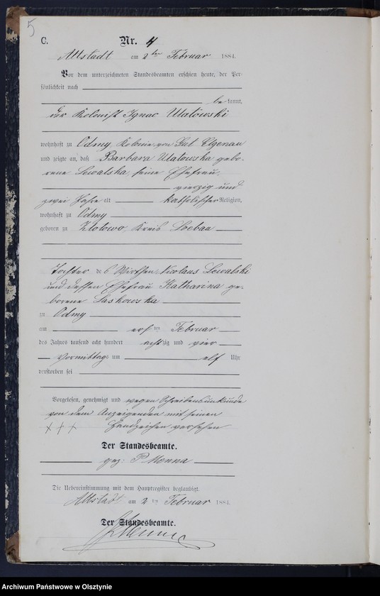 image.from.unit.number "Sterbe-Neben-Register Nr 1 - 64"