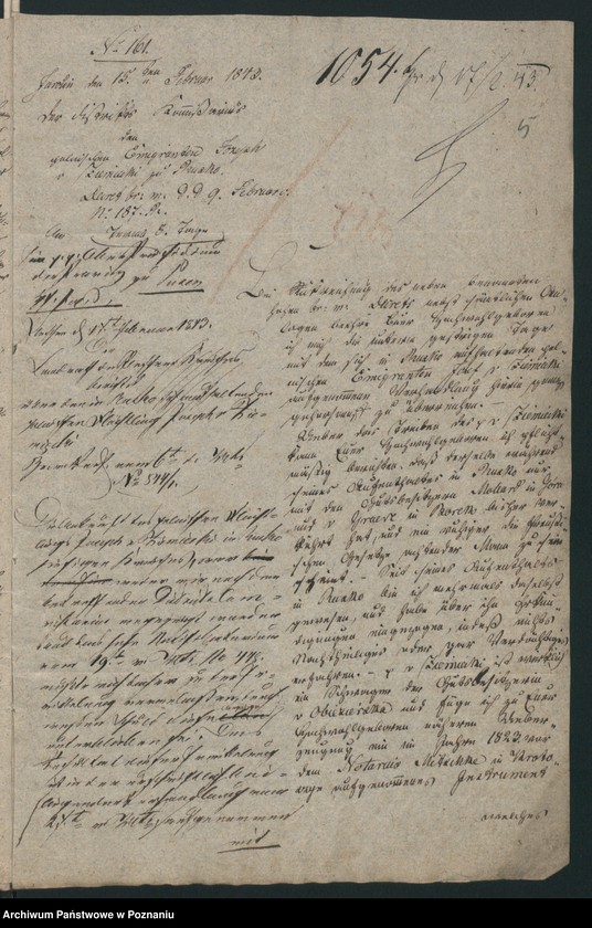 Obraz 8 z jednostki "A. betr. den polnischen Flüchtling Josef von Ziemięcki"