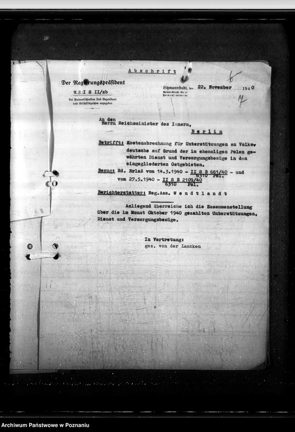 Obraz 11 z jednostki "Unterstützung an Volksdeutsche"