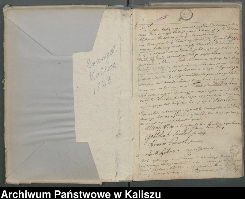 image.from.unit.number "Książka akt urodzenia, małżeństw i zejścia"