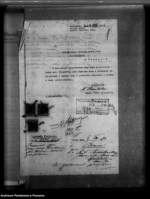 Obraz 6 z jednostki "Majętność /leśna/ Wieszkowo powiat kościański"