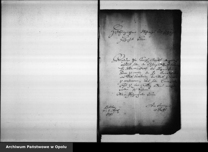 Obraz 6 z jednostki "Acta des Magistrats zu Oppeln betreffend die Anstellungen der Rathhauslichen Officianten, deren Gehalt, geleisteten Caution der Cassen Officianten und resspective deren Wiederversetzung oder Ableben Vol. I"