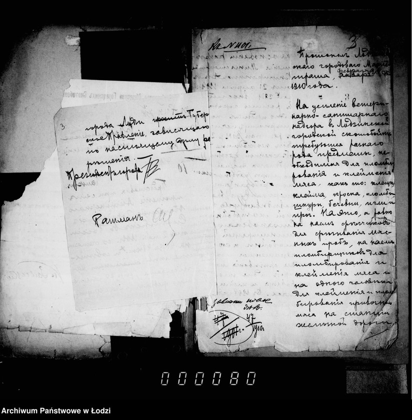 Obraz 6 z jednostki "Rasporaženija i perepiska gorodskoj skotobojni"