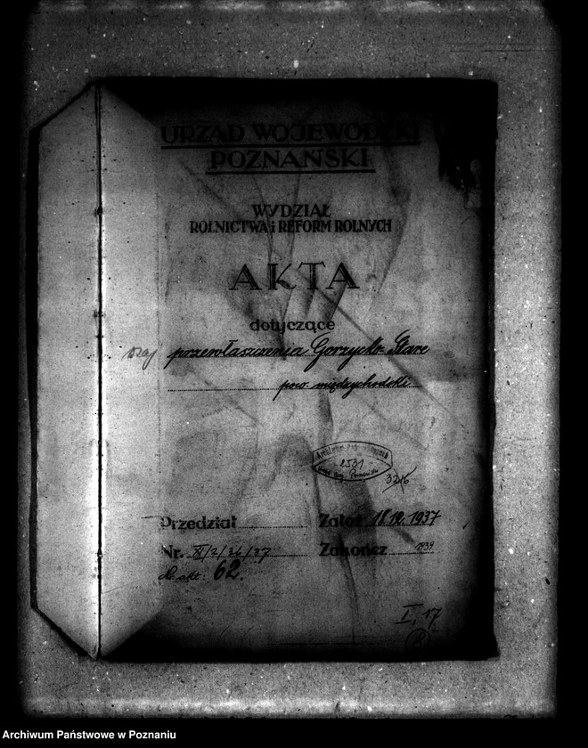 Obraz 4 z jednostki "Sprawy przewłaszczeniowe majątku Gorzycko-Stare powiatu międzychodzkiego"