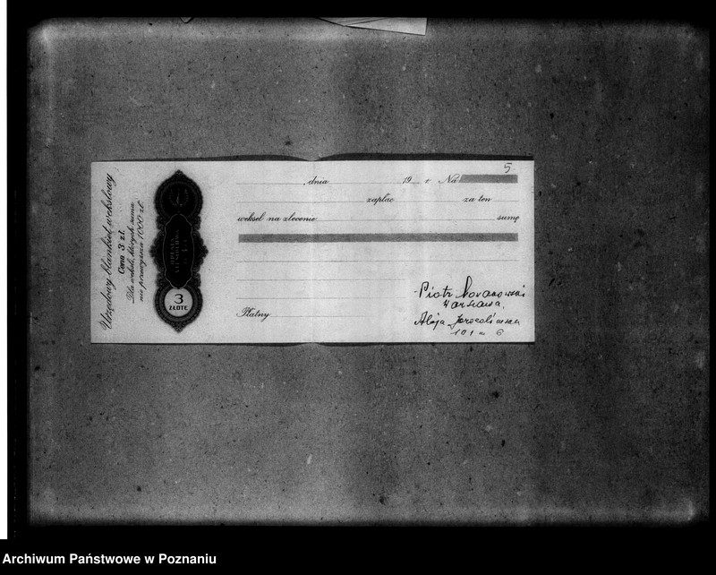 Obraz 9 z jednostki "Sprawy finansowe - weksle bez pokrycia - Nowakowski, Łopuszański"