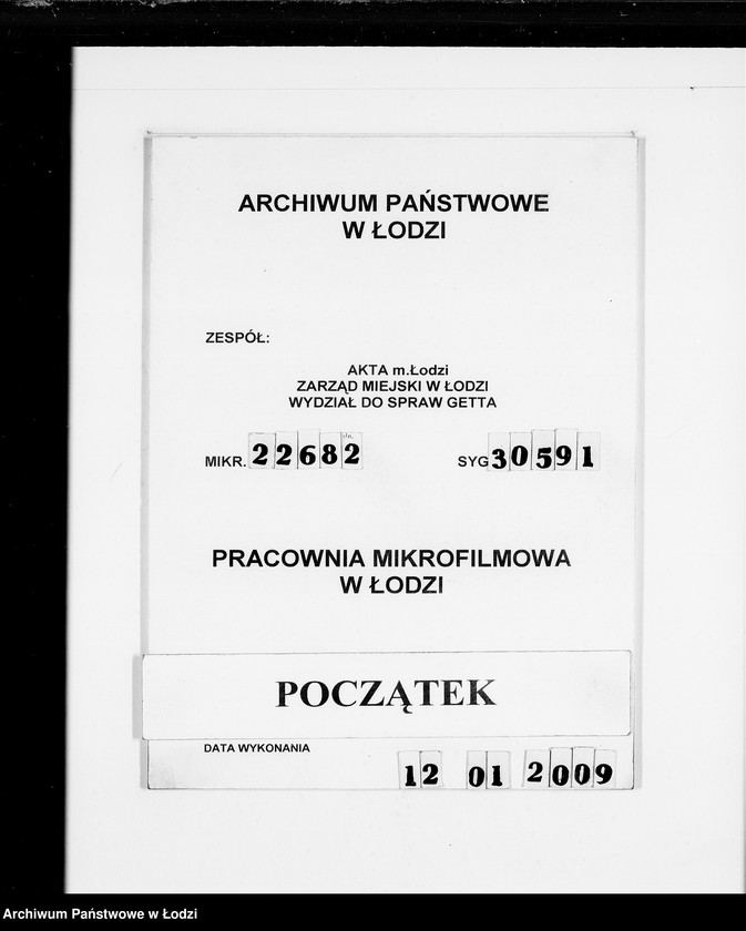 Obraz 1 z jednostki "G.Matz [rachunki za dostawy towarów dla Getta]"