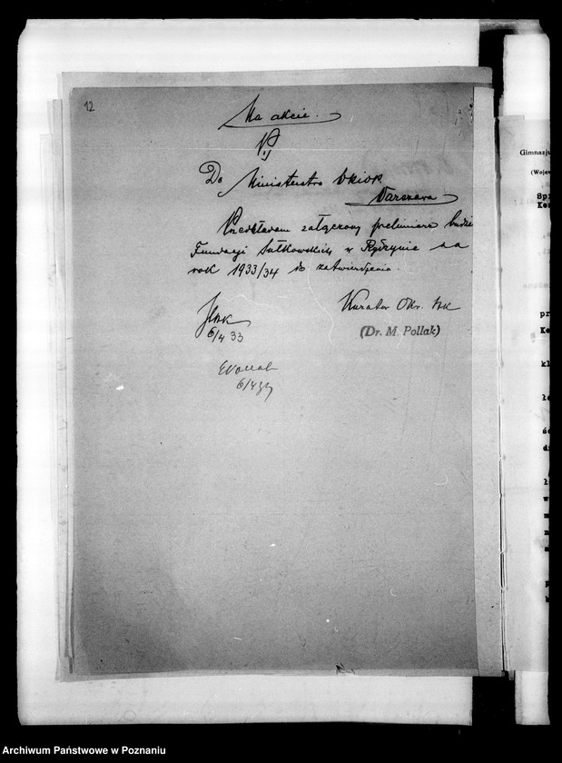 Obraz 15 z jednostki "Prywatne Gimnazjum imienia Sułkowskich- Rydzyna [sprawozdanie z egzaminu dojrzałości z wykazem abiturientów]"