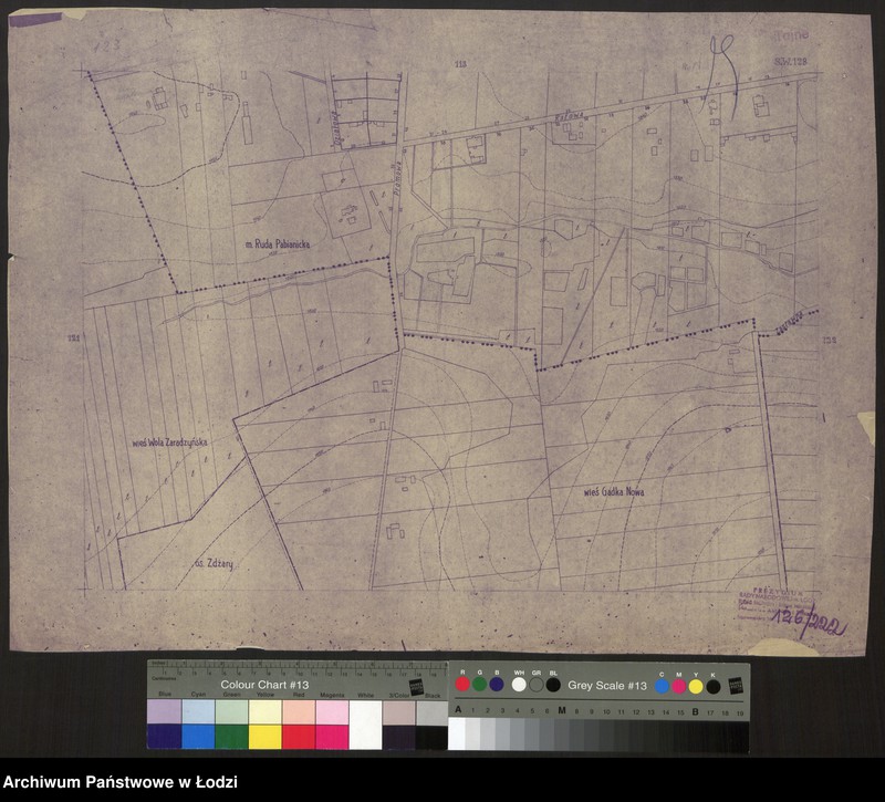 Obraz 1 z jednostki "Plan miasta Łodzi. Sekcja SW 123"