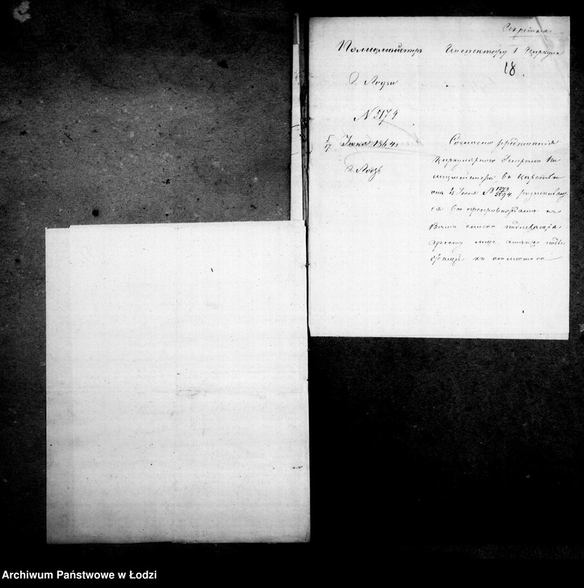 Obraz 20 z jednostki "Akta tyczące się osób pod śledztwem i którym wzbroniony jest wjazd do Cesarstwa i Królestwa Polskiego"