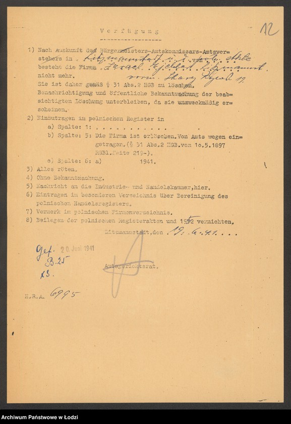 Obraz 14 z jednostki "Szpael Ejcher – sprzedaż skór"