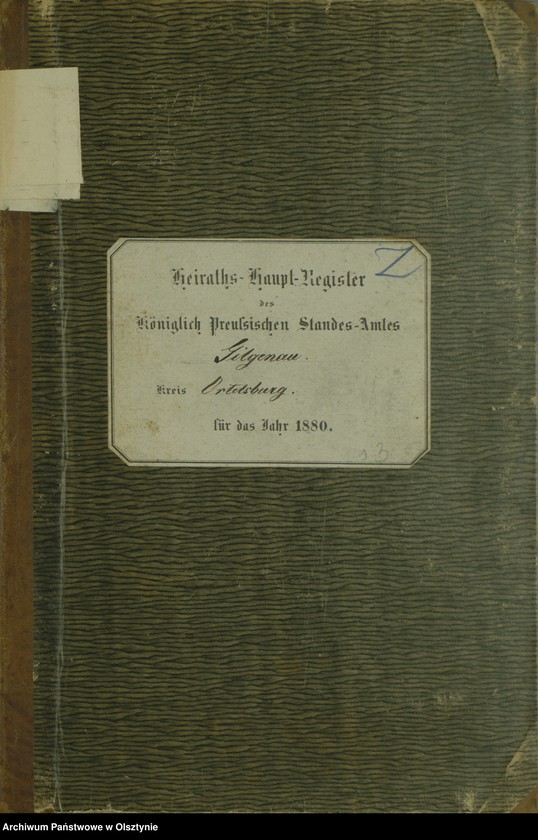 image.from.unit.number "Heiraths-HAUPT-Register Nr 1"