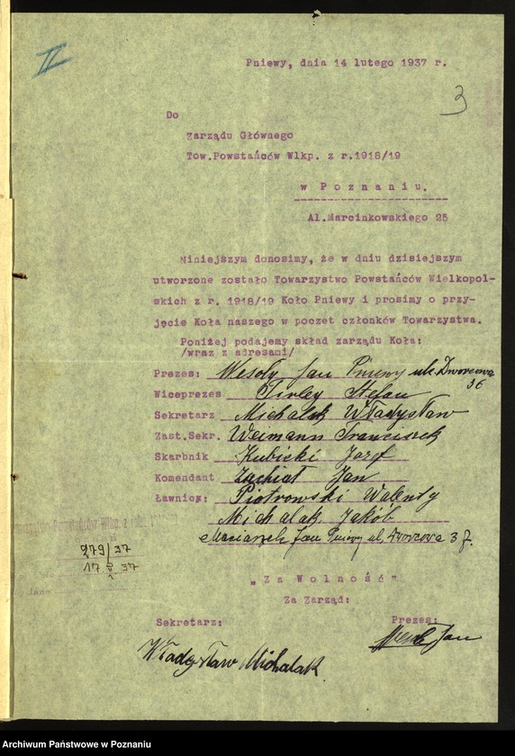 Obraz 6 z jednostki "Pniewy, powiat Szamotuły - akta koła."