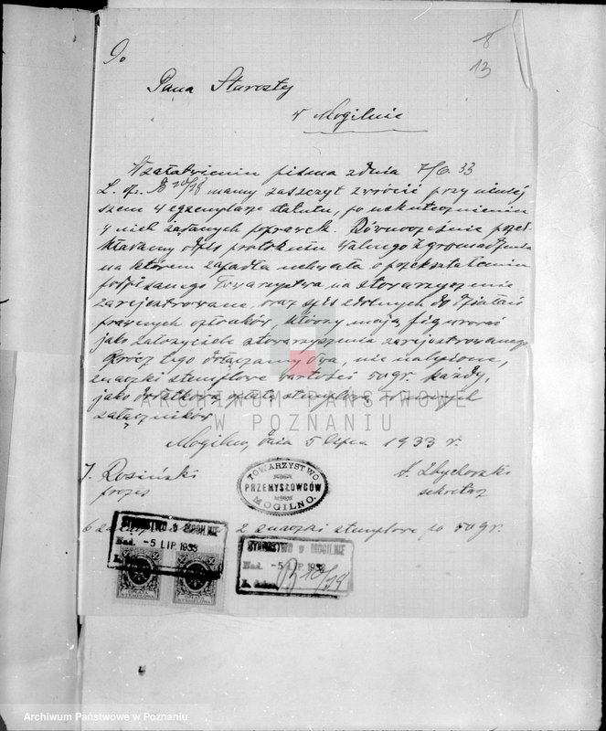 Obraz 19 z jednostki "/Towarzystwo Przemysłowców w Mogilnie/"