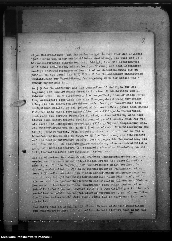 Obraz 12 z jednostki "Vereinfachung der Reichsbauverwaltung. Bewerbungen von Grundstücken"