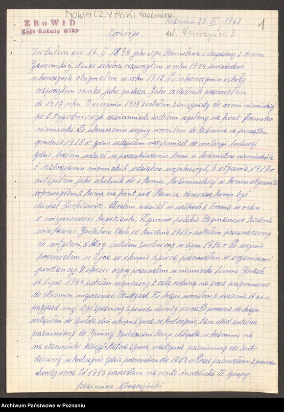 Obraz 15 z jednostki "Życiorysy powstańców wielkopolskich: N - tom lll /Nowaczyński Kazimierz - Nowak Władysław/."