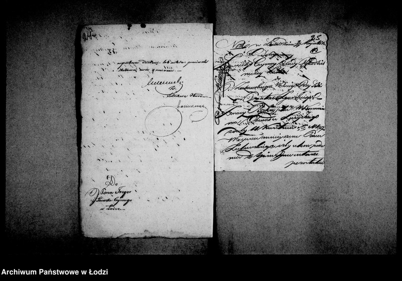 Obraz 20 z jednostki "Akta tyczące się komissoriów"