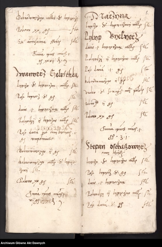 image.from.unit.number "Rejestry poborowe woj. bełskiego i z. chełmskiej."