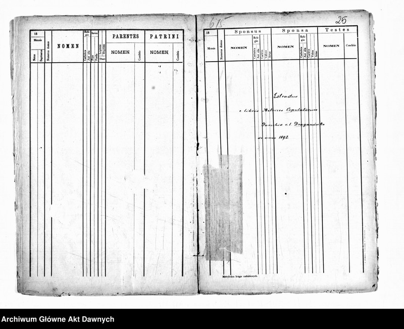 image.from.unit.number "Parafia: Draganówka. Dekanat: Tarnopol. Kopie z ksiąg metrykalnych ur., śl., zg. dla wsi Draganówka i Poczapińce."