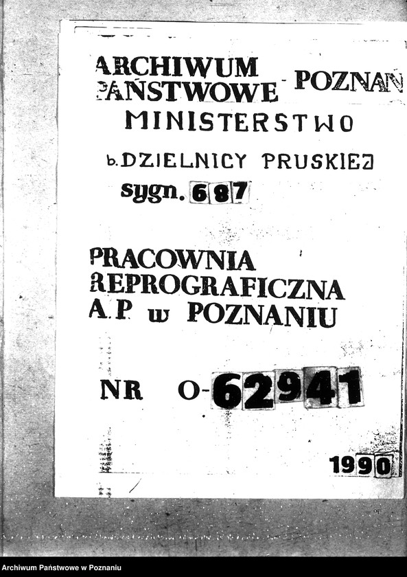 Obraz 1 z jednostki "Opcje, sprawy kolonizacyjne, przewłaszczenia, eksmisje kolonistów [organizacyjne i parcelacyjne]"